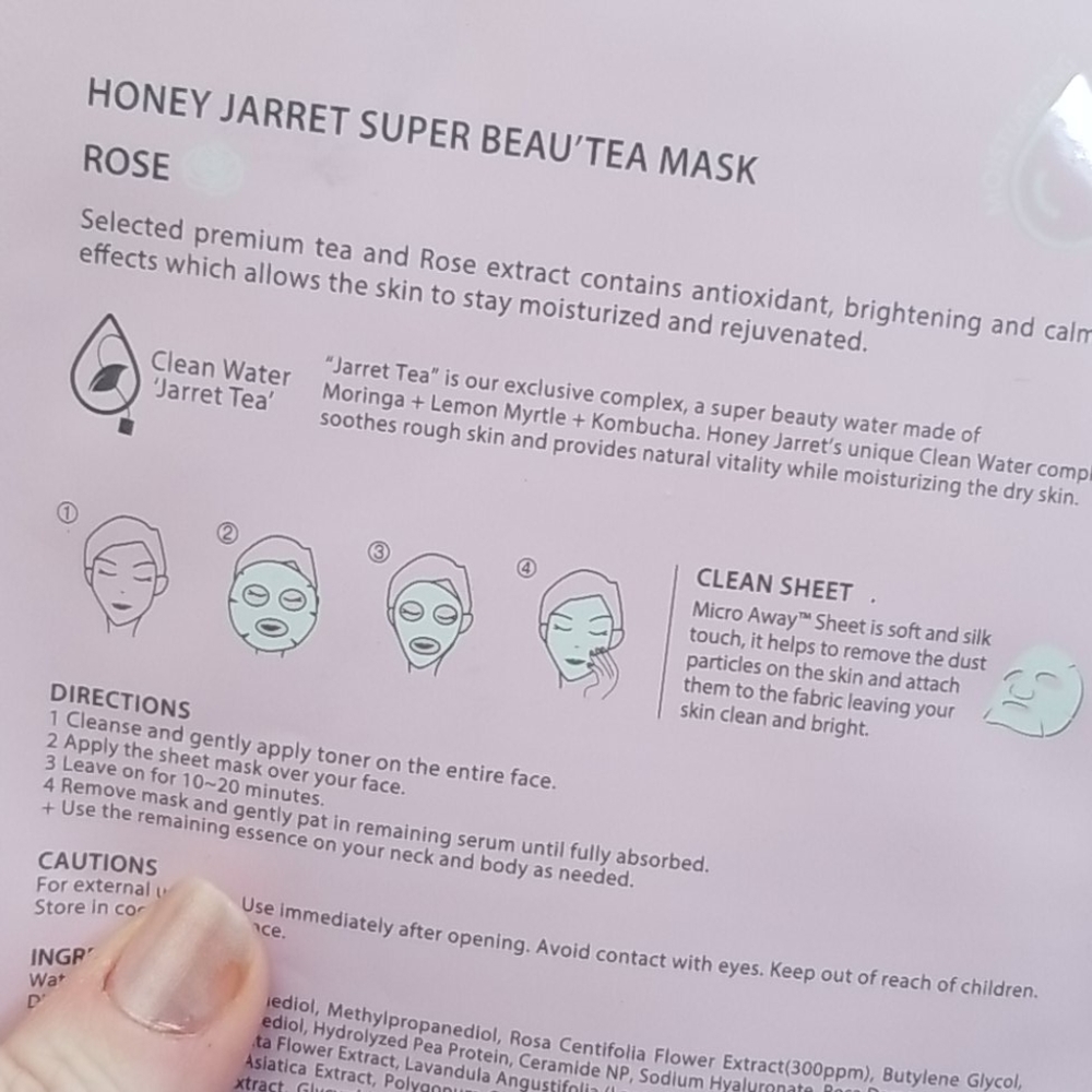 💗 HONEY JARRET FACE MASK - Picture 4 of 5